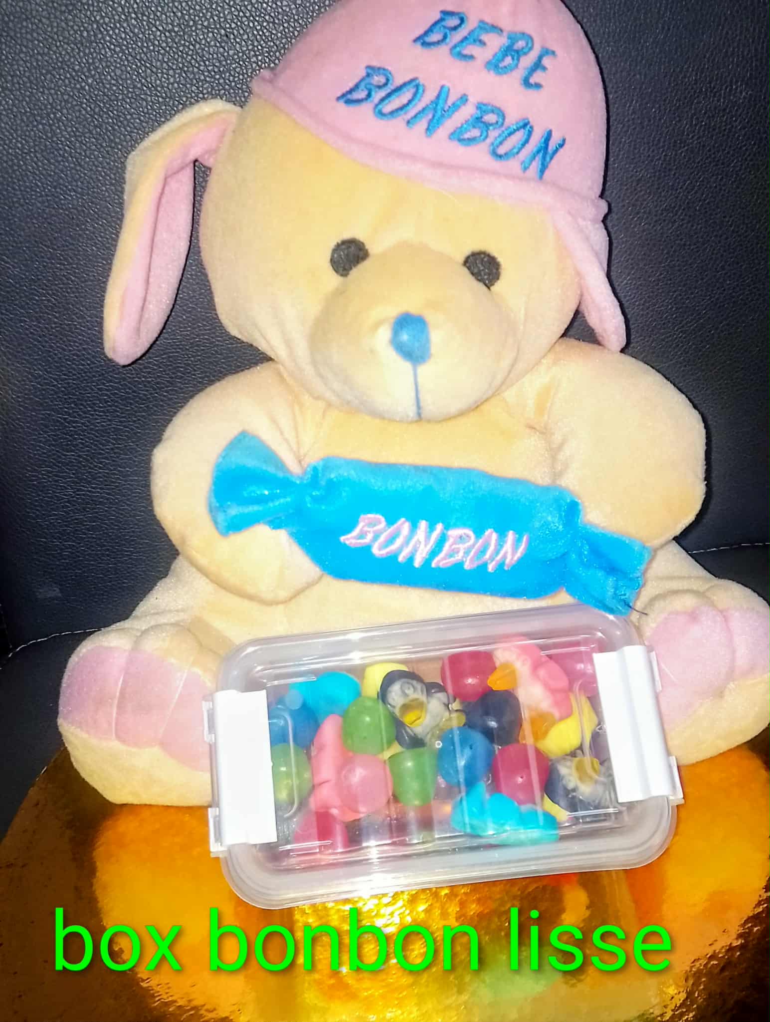 Box bonbon lisse