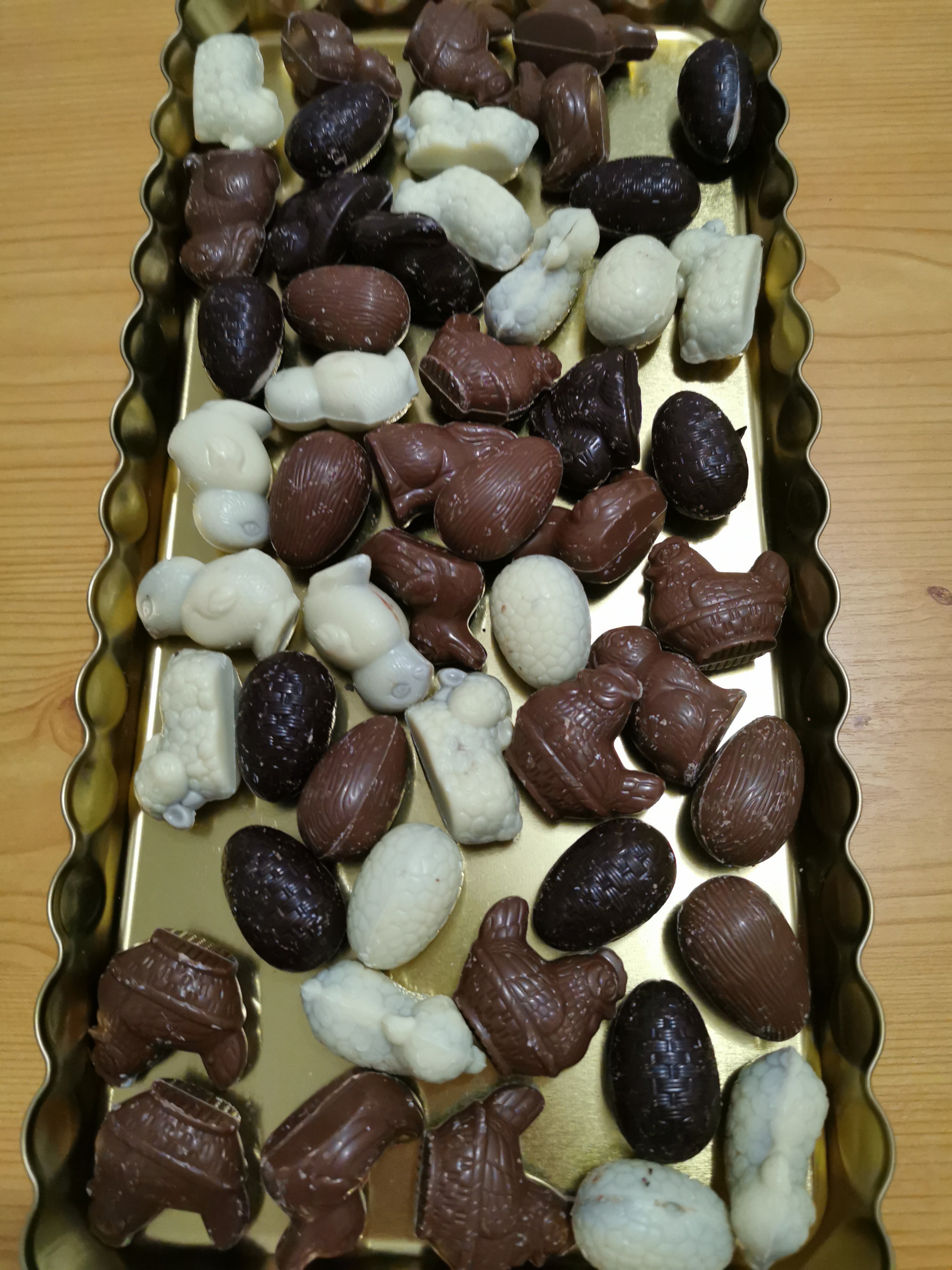 Chocolat de pâques praliné (x5)