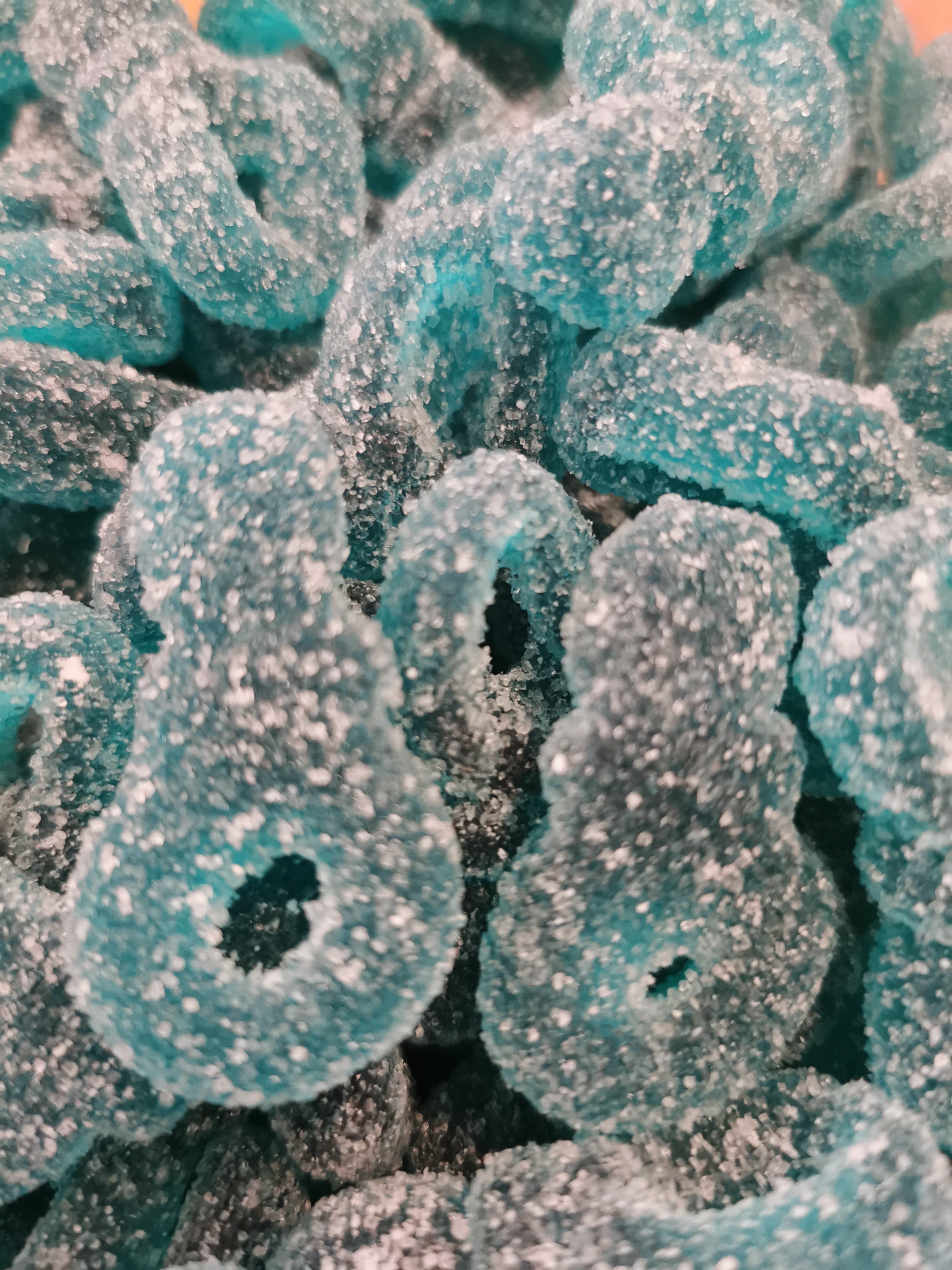 Tétine bleu sucre à la framboise (100g)
