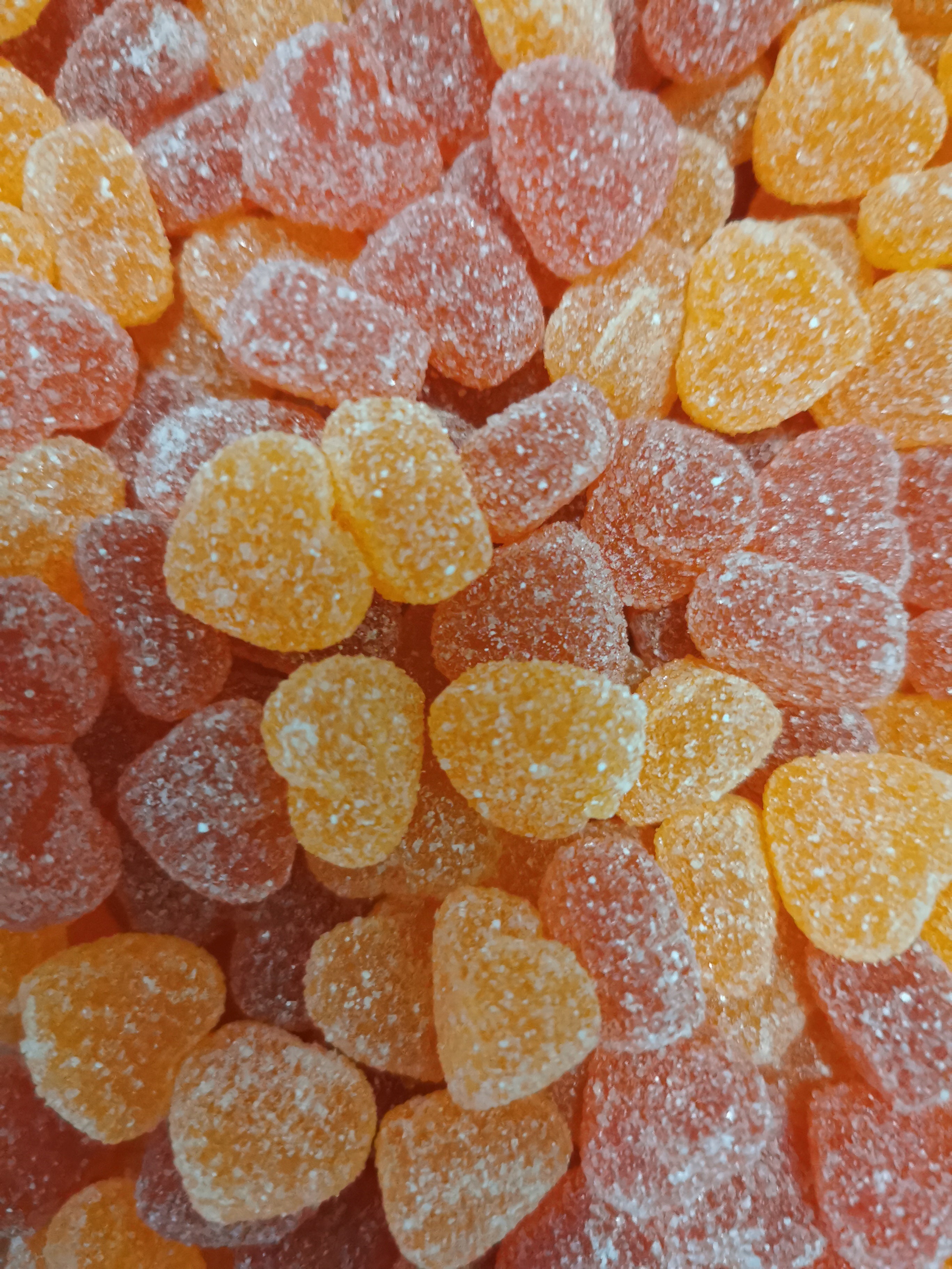 Mini cœur pêche (100g )