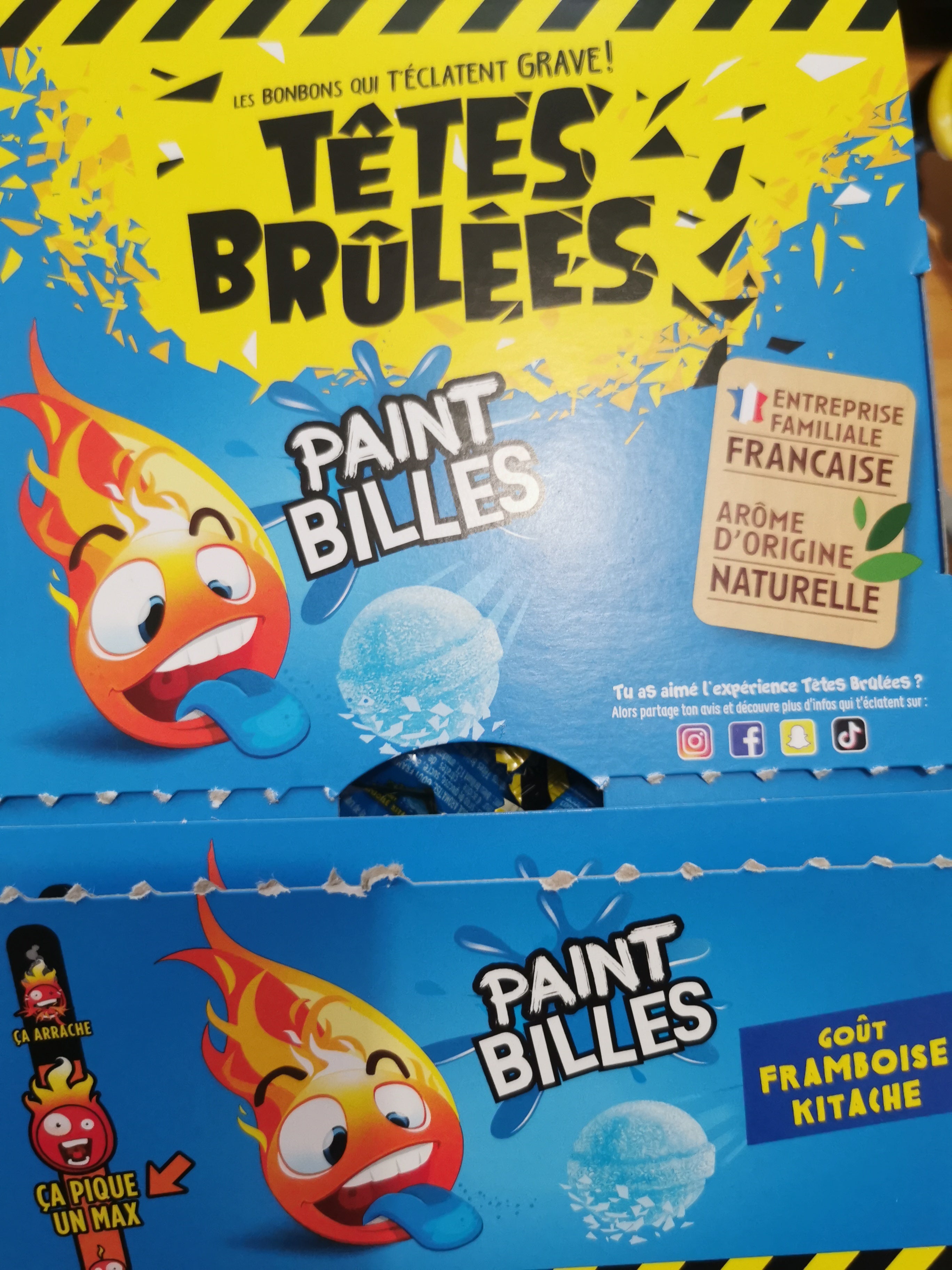 Tête brûlée à la framboise (×1)
